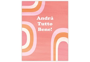 Rainbows Pink Background Andra Tutto Bene Printable