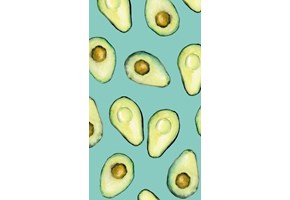 Avocado slices standard wallpaper